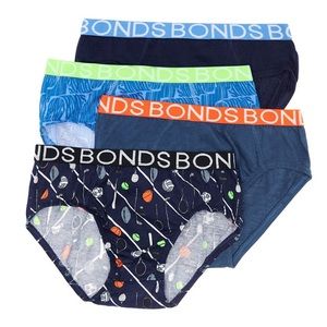 Bonds Boys Brief 4 Pack